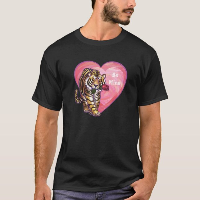 T-shirt Saint Valentin de Tigre (Devant)