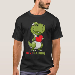 T-shirt Saint Valentin Dinosaure T Rex Valentine Lovesauru