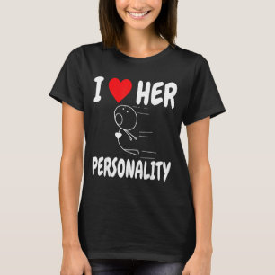 T-shirt Saint Valentin drôle couple assorti J'aime Elle Je