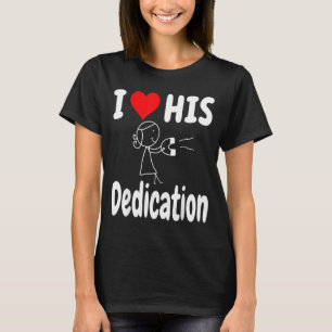 T-shirt Saint Valentin drôle couple assorti J'aime son D