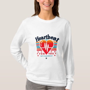 T-shirt Saint Valentin    HeartBeat Pour Vous   