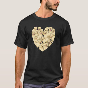 T-shirt Saint-Valentin Labrador Heart Funny Chien Amant Po