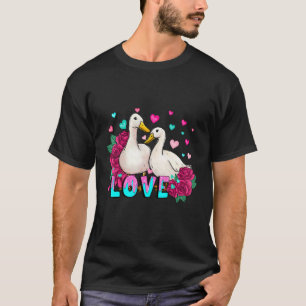 T-shirt Saint Valentin mignonne Amateurs de canard Funny V