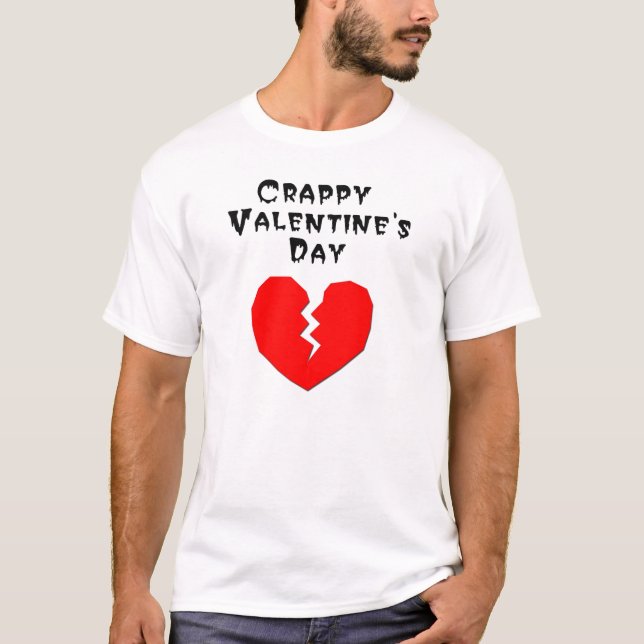 T-shirt Saint-Valentin misérable (Devant)