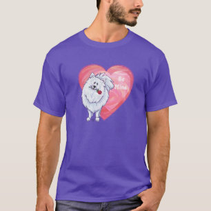 T-shirt Saint Valentin Poméranie Blanche