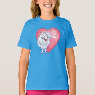 T-shirt Saint Valentin Poméranie Blanche