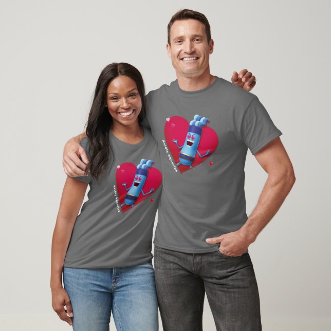 T-shirt Saint Valentin pour Aquarius (Unisexe)