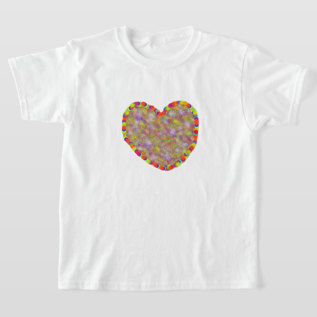 T-shirt Saint Valentin pour enfants (Poser)