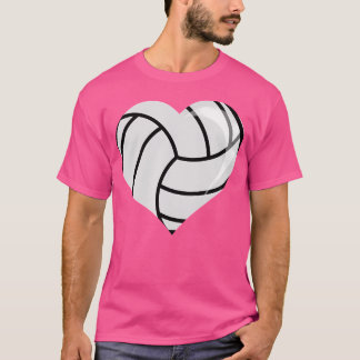 T-shirt Saint Valentin Pour Les Amateurs De Volley-Ball