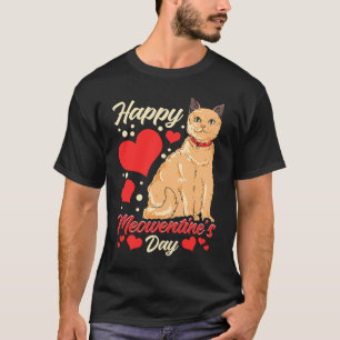 T-shirt Saint-Valentin pour les filles Citation de chat