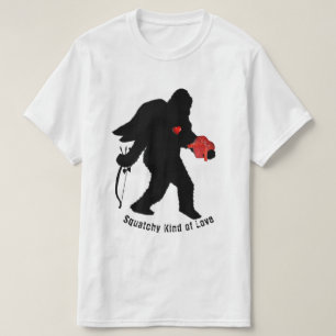 T-shirt Saint Valentin Sasquatch