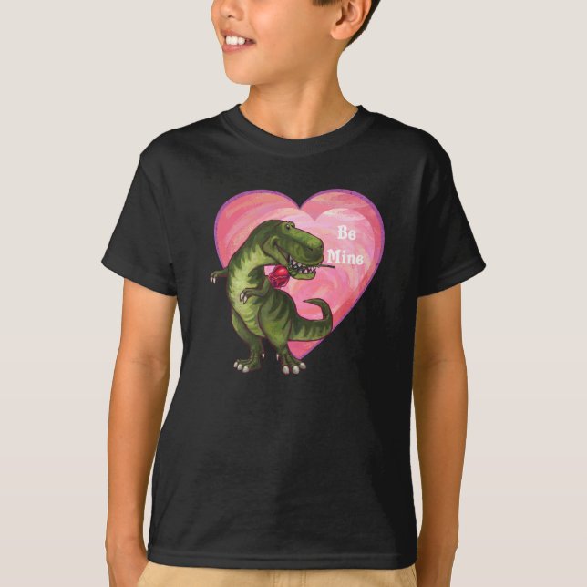 T-shirt Saint Valentin Tyrannosaurus (Devant)