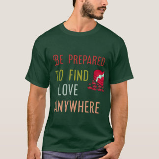 T-shirt Saint Valentin, un cadeau pour mon bien-aimé, un V