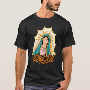 T-shirt Sainte catholique chrétienne Vierge Marie Notre-Da