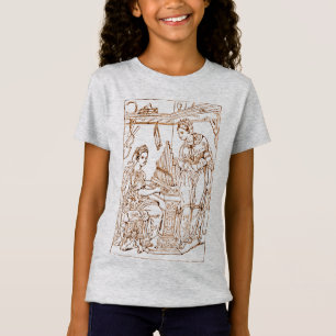 T-Shirt Sainte Cécile avec sainte Catherine d'Alexandrie