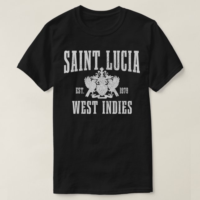 T-shirt Sainte-Lucie Est (Design devant)
