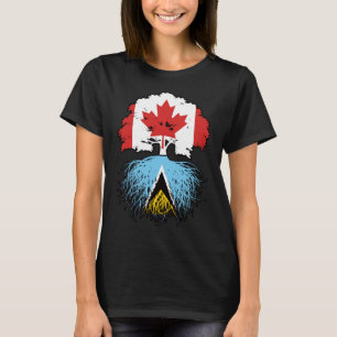 T-shirt Sainte-Lucie Sainte-Lucie Canadian Canada Tree Roo