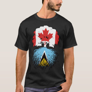 T-shirt Sainte-Lucie Sainte-Lucie Canadian Canada Tree Roo