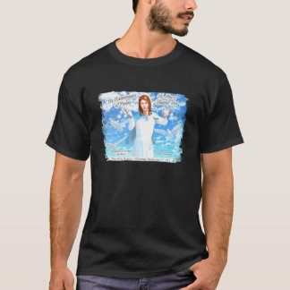 T-shirt Sainte Marie dans le Ciel - Message de Paix