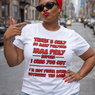 T-shirt Sainte Patience en voie d'épuisement 