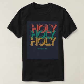 T-shirt Sainte Sainte Sainte Rétro Christian tee unisex