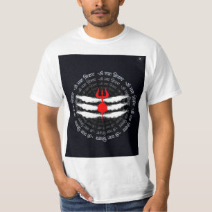 T-shirt Saints Shiva Trishul & Om Namah Shivaya Circle T-S