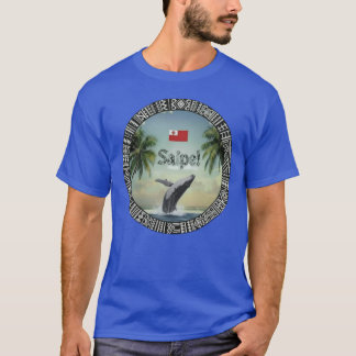 T-shirt Saipe Tonga Eua whale off grid Pacific island