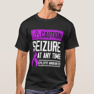 T-shirt Saisie de sensibilisation à l'épilepsie Guerrier é