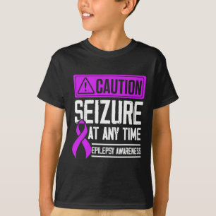 T-shirt Saisie de sensibilisation à l'épilepsie Guerrier é