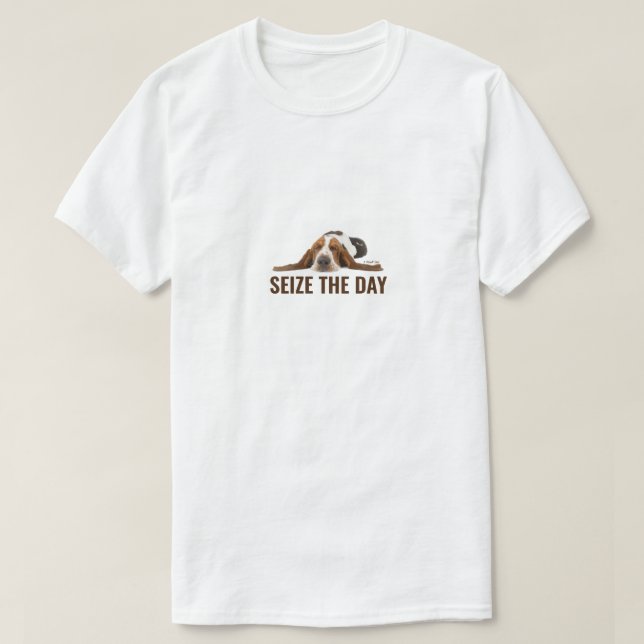 T-shirt Saisir Le Jour (lumière) - Une Chemise MisterP (Design devant)