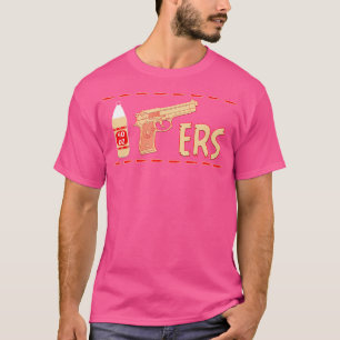 T-shirt Saison 40Oz 9Mm Pistol Gun Football Fan