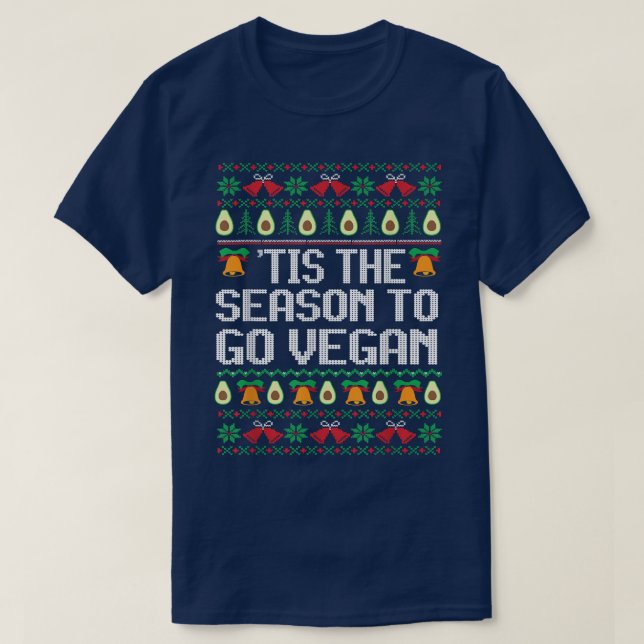 T-shirt Saison Aller Essayer Vegan Avocado Laid Sweater Ch (Design devant)