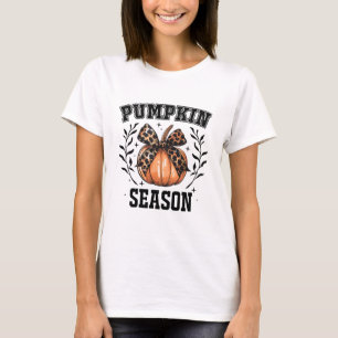 T-shirt Saison citrouille Confortable Design Automne