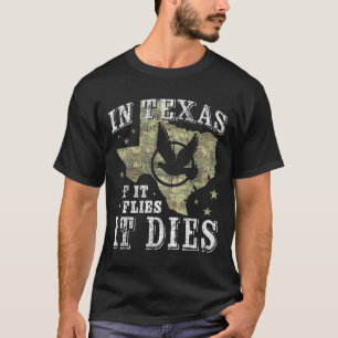 T-shirt Saison de chasse à la colombe du Texas - Il vole I