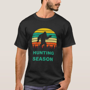 T-shirt Saison de chasse Sasquatch Yeti Big Pied Bigfoot