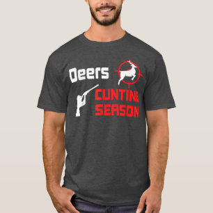 T-shirt Saison de comptage de chasse aux cerfs 