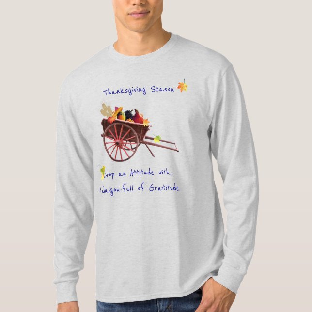 T-shirt Saison de grâces Gratitude sur les cendres (Devant)