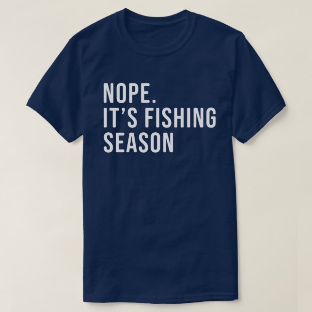 T-shirt Saison de la chemise de pêche pour hommes (Design devant)