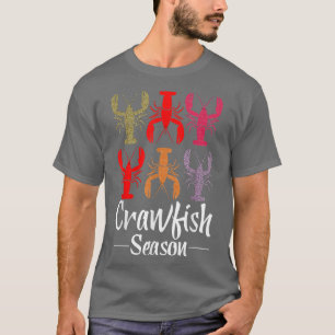 T-shirt Saison de la langouste Funny écrevisse Leopard