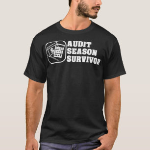 T-shirt Saison de vérification Survivant Funny CPA Comptab