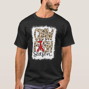 T-shirt Saison d'écrevisses décapées Boil écrevisses léopa