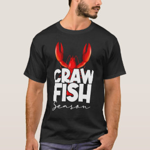 T-shirt Saison d'écrevisses  Ébullition d'écrevisses Homar