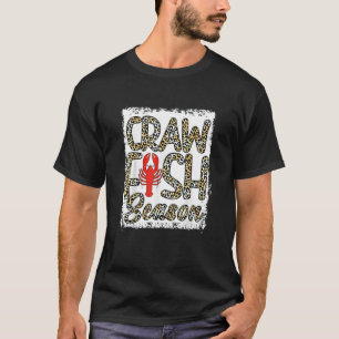 T-shirt Saison d'écrevisses léopard blanchies ébullition d