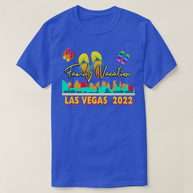 T-shirt Saison d'été de Las Vegas Family Vacation 2022 (Design devant)