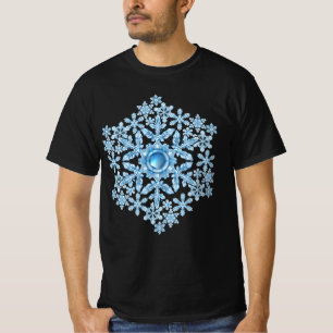 T-shirt Saison d'hiver de Snowflake rétro Design de Noël X