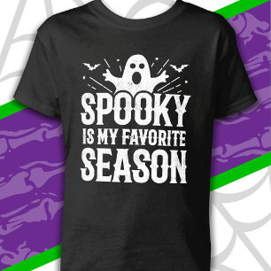 T-shirt Saison éffrayante Fantôme chauves-souris effrayant