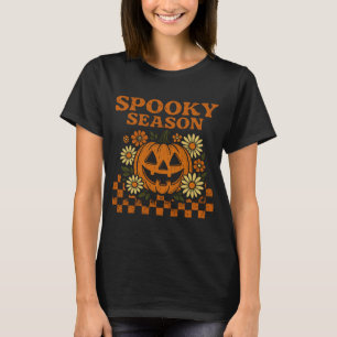 T-shirt Saison éffrayante Halloween Citrouille
