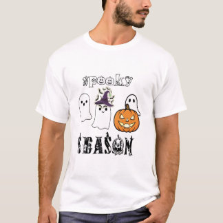 T-shirt saison effrayante  Joyeux Halloween 