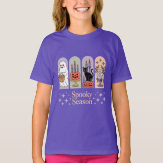 T-shirt Saison Éffrayante Motif Halloween