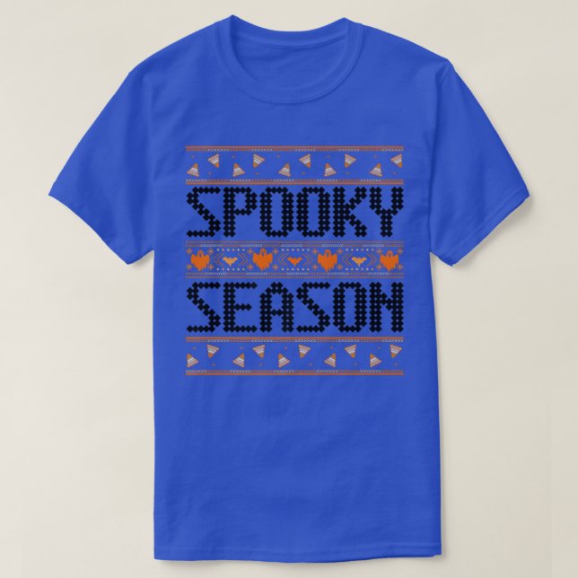 T-shirt Saison Éffrayante super du fantôme 851 (Design devant)